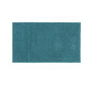 Douceur d'Intérieur, Tapis de Bain (45 x 75 cm) Sweety Bleu/Emeraude, Microfibre Unie