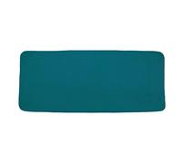 Paris Prix - Tapis de bain Vitamine Microfibre 50 x 120 cm Bleu/Emeraude
