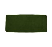 Douceur d'Intérieur, Tapis de Bain (50 x 120 cm) Vitamine Sdb Kaki, Microfibre Unie