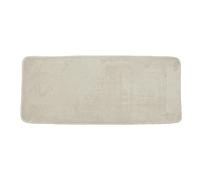 Douceur d'Intérieur, Tapis de Bain (50 x 120 cm) Vitamine Sdb Taupe, Microfibre Unie