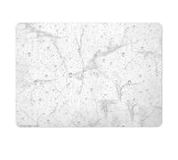 Douceur d'Intérieur – Tapis de bain Diatomite imprimée – 50 x 70 cm – Aqua / Blanc G