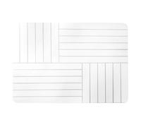 Douceur d'Intérieur, Tapis de Bain (50 x 70 cm) Malta, Diatomite Unie Gravée