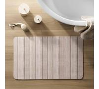 Douceur d'Intérieur – Tapis de bain Calista – Ultra-absorbant 50 x 80 cm – Naturel imprimé