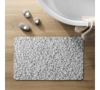 Tapis de Bain Imprimé "Leandra" 50x80cm Gris Gris G