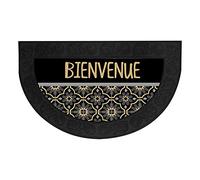 Douceur d'Intérieur, Tapis Demi-Lune 45 x 75 cm Relief Imprime Tomina