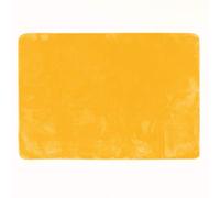 Douceur d'Intérieur, Tapis Rectangle (120 x 170 cm) Flanou Jaune, Flanelle Unie
