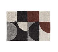Tapis motifs géométriques Pola 120x170 Noir G