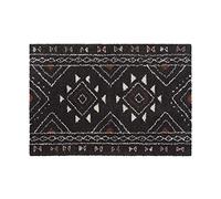 Douceur d'Intérieur, Tapis Rectangle (120 x 170 cm) Saharienne Noir, Polypropylène