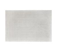 douceur d'intérieur, Tapis Rectangle (140 x 200 Cm) Geode Naturel, Viscose Relief