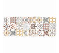 douceur d'intérieur, Tapis Rectangle (45 x 120 cm) Salou Orange, Mousse Imprimée