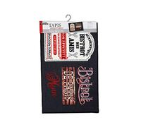 Douceur d'Intérieur, Tapis Rectangle (50 x 80 cm) Bistrot des Amis