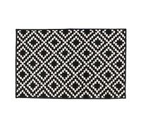 Douceur d'Intérieur, Tapis Rectangle (50 x 80 cm) Losibi Noir, Bouclette