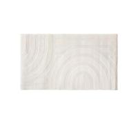 Douceur d'Intérieur Tapis Maximus rectangulaire 60 x 110 cm Polyester Naturel relief uni