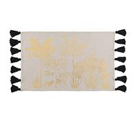 douceur d'intérieur, Tapis Rectangle (60 x 90 cm) Karaba, Coton Imprimé Or