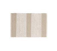 Douceur d'Intérieur, Tapis Rectangle (60 x 90 cm) Silves Naturel, Coton/Polyester Fantaisie et Fils Métallisés