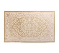 Douceur d'Intérieur, Tapis Rectangle (68 x 110 cm) Irina Jaune, Viscose Tissée