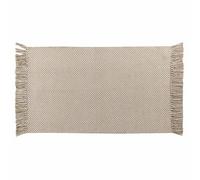 Tapis Rectangle (50 x 80 cm) Pietro, Coton &amp Polyester Tissé - Taille: 50x80cm - Coloris: Beige