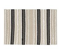 Douceur d'Intérieur Tapis Mirage – style ethnique à rayures 60x90 Naturel G