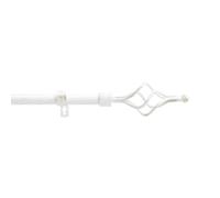 Douceur d'Intérieur – Tringle à rideau extensible en kit Twisty 120–210 cm Blanc/Or patiné