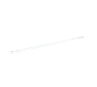 Douceur d'Intérieur, Tringle de Douche Extensible (75 < 115 cm) Hydro Blanc, Aluminium