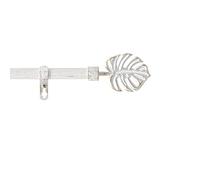 Douceur d'Intérieur, Tringle Extensible en Kit Complet (210 à 380 cm) Tropi Blanc/Or, Patine