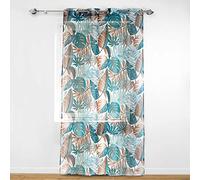 Panneau a oeillets 140 x 240 cm voile sable imprime alianor Blanc