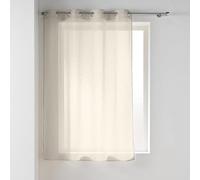 Douceur d'Intérieur, Voilage à Oeillets (140 x 180 cm) Carlin Lin, Voile Tissé