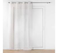 Douceur d'Intérieur – Rideau voilage à œillets Lorea 140 x 240 cm Naturel Beige