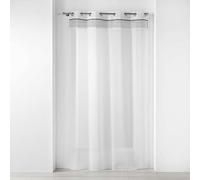 Douceur d'Intérieur, Voilage à Oeillets (140 x 240 Cm) Nikita, Voile Sablé Finition Top Jacquard