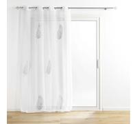 Rideau Voilage à Oillets "Palmeor" 140x240cm Argent