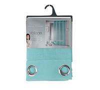 Douceur d'Intérieur, Voilage à Oeillets (140 x 280 cm) Telma Bleu, Etamine Crash