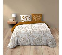 Douceur d'Intérieur Yaktrax Cabin, Chaussettes Double Couche infusées à l’Aloe avec Doublure Douce, Ultra-Confortables et rembourrées, Cadeau Hivernal élégant,Blanc/Vert,EU Taille 35-41