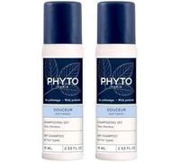 Douceur - Shampooing Sec 75ml - Tous Cheveux - Sans Eau - Nettoie - Volume - Matière - Usage Fréquent - Cheveux Doux - Cheveux Propres (Lot De 2)