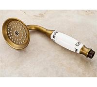 Douche à main Pommede douche Accessoire de robinet de douche de salle de bain en laiton antique 8 "pomme de douche pluie/douche à main/tuyau 150cm / valve d'angle/support-2