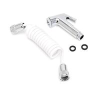 Douche à main pour pommeau de toilette, bidet, lavage Shattaf avec ressort pour salle de bain, bidet, pulvérisateur d'eau portable pour animal domestique, bébé, lavage des couches, douchette, tête de