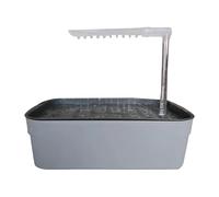 Douche À Oiseaux - Baignoire De Perroquet Électrique | Petite Douche D'oiseau Automatique | Fountaine De Bain À Feuilles D'écoute À Propulsion USB | 12.99x8.66x10.24 Pouces, Fountaine De Baignade Pour