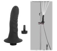 Douche Anale en Silicone Irrigateur Intestinal, Douche Intime avec Tête 4 Trous, Lavement Anal et Vaginal, Raccord Direct au Tuyau de Douche pour Hommes et Femmes