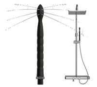 Douche anale pour pommeau de douche - 1 embout de douche anal avec 8 trous en silicone - Outils de nettoyage pour la zone intime des hommes et des femmes