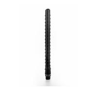 All Black Ridged Douche Anale en Silicone 27cm 1ut