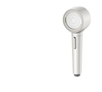 Douche anti-blocage surchargée : commutation 3D rotative à trois modes - Panneau épais en ABS, sortie d'eau autonettoyante, interface universelle (clou de girofle/bleu ciel/blanc nuage)