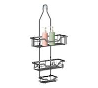 Douche Càddÿ | 26.38x11.81 pouces sur les étagères de la salle de bain | Étagères de douche sans pointe | Organisation de salle de bain avec aspiration pour l'appartement RV Home Hotel Restamentes