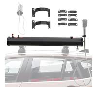 Douche Camping de extérieure avec réservoir d'eau sous Pression 18 L/20 L/30 L, kit Solaire Portable pour Voiture, Montage sur Toit avec pommeau de 1,5 m, 30 L
