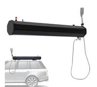 Douche Camping de extérieure avec réservoir d'eau sous Pression et Porte-Bagages | Chauffage Solaire | sans Pompe | PVC léger + ABS | Convient au Lavage de Voitures Tout-Terrain, 30 L