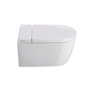 Duravit Sensowash Starck F plus WC suspendu japonais low flush 37.8x57.5cm avec couvercle ouverture/fermeture automatique blanc 650000012004320