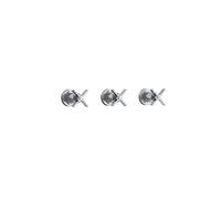 Douche Cross Road Encastre Melangeur 2 Sorties Chrome Robinetterie CROSS ROAD - CRISTINA ONDYNA CR11451