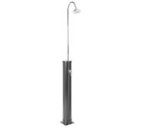 Douche d’extérieur solaire JUANILLO Noir