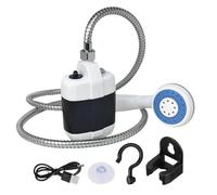 Douche de camping électrique portable - Appareil de bain extérieur portatif, pompe à eau rechargeable | Douche de voyage pour randonnée, plage, camping, nettoyage des animaux domestiques, lavage du ja