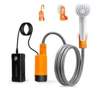 Douche de Camping INN® 4.5x10cm Conduite d'eau de 1,8 m de long Pommeau de douche USB portable adapté au camping et à l'extérieur