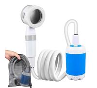 Douche De Camping - Pompe Shiower Rechargeable Rechargeable Portable | Pulvérisateur De Douche Compact | Kit De Douches En Plein Air Convient Pour La Plage De Voyage Randonnée Et L'utilisation