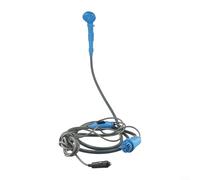 Douche de camping portable d'extérieur 12 V avec pompe électrique, pression réglable pour la randonnée, la plage, les voyages, le nettoyage des animaux, le lavage de voiture et l'utilisation du jardin